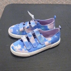 Cat & Jack Blue and Pink Athletic Sneakers with Velcro